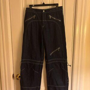 urban outfitter wide leg cargo jeans
